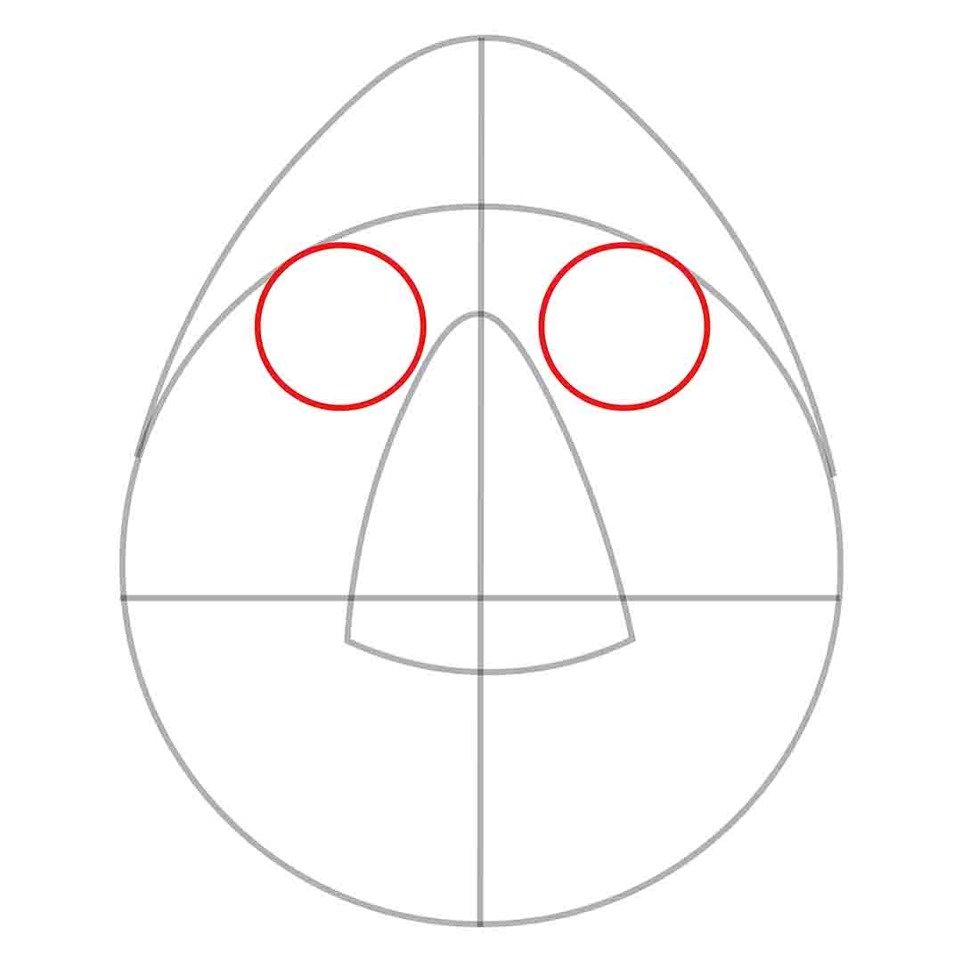 Step 5 Drawing Egg Angry Bird