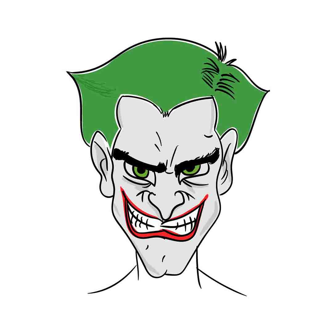 How to draw Joker Character Easy  An Easy Step-by-Step Guide