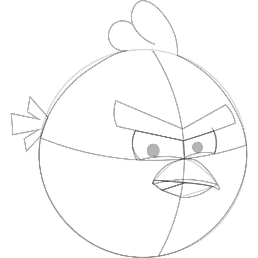 How to Draw White Bird, Angry Birds-saigonsouth.com.vn